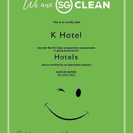 K Hotel سنغافورة المظهر الخارجي الصورة