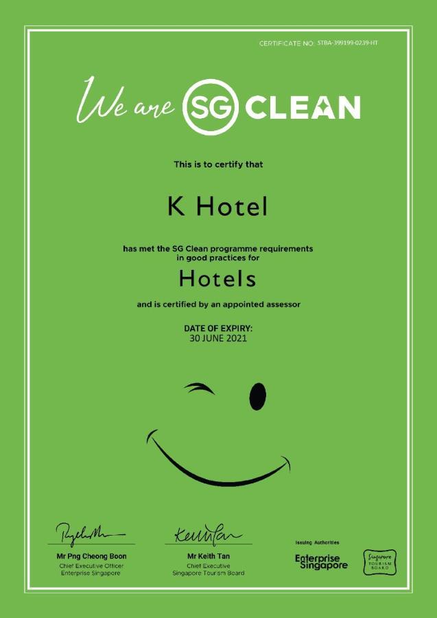 K Hotel سنغافورة المظهر الخارجي الصورة